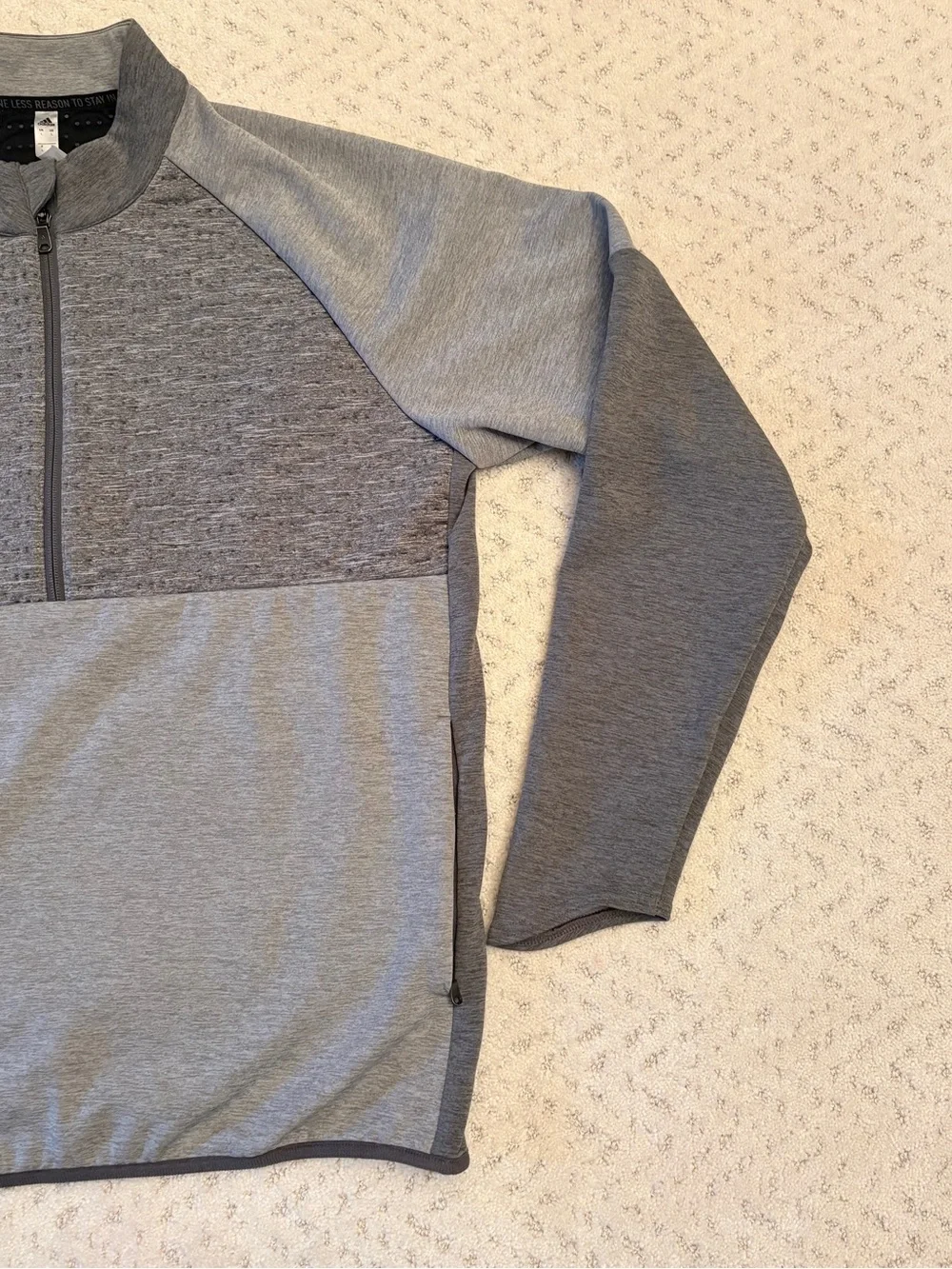 adidas Golf Mens Frostguard Quarter Zip Pullover Performance Jacket Size Large